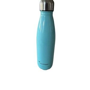 Sportneer 17 oz Vacuum Insulated Water Bottle SS Aqua Blue